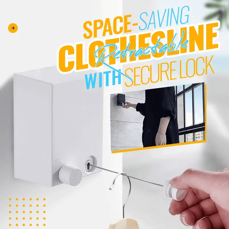 🧺 Telescopic Clothesline Drying Rope | حبل غسيل قابل للسحب