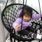 Macrame Hanging Swing Chair Hammock © Ⓢ