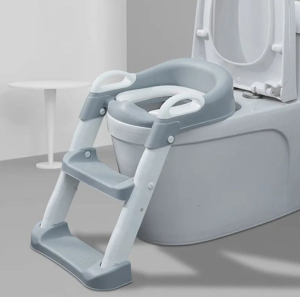 🚽 Adjustable Soft Toilet Ladder | مقعد تدريب التواليت للأطفال مع سلّم
