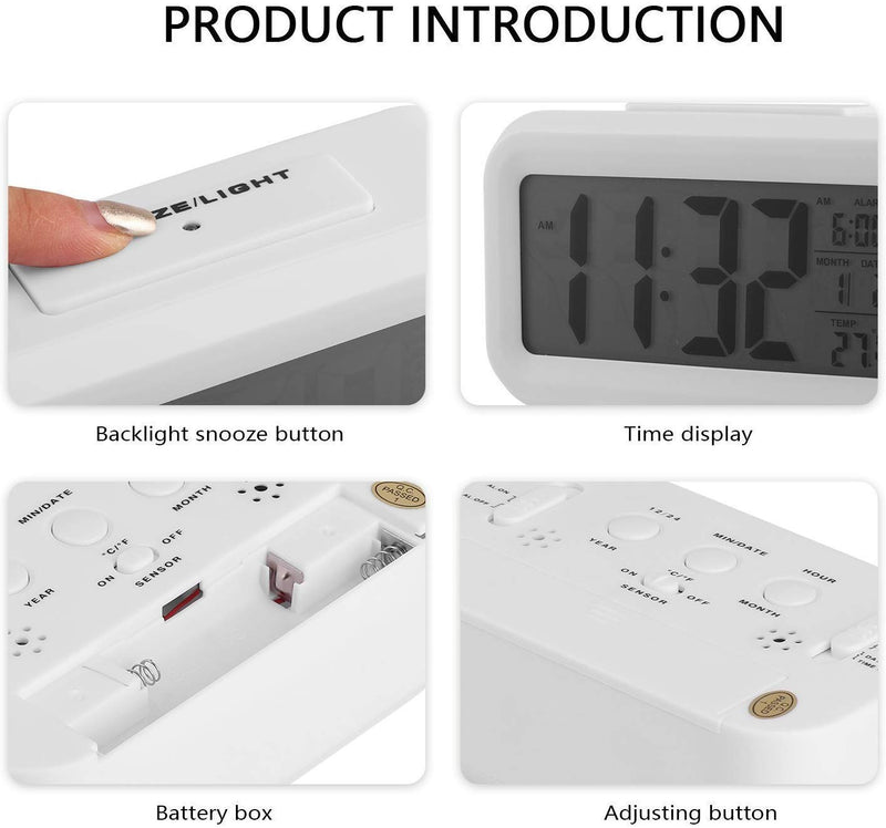 ⏰ Digital LCD Alarm Clock | ساعة منبه LCD رقمية