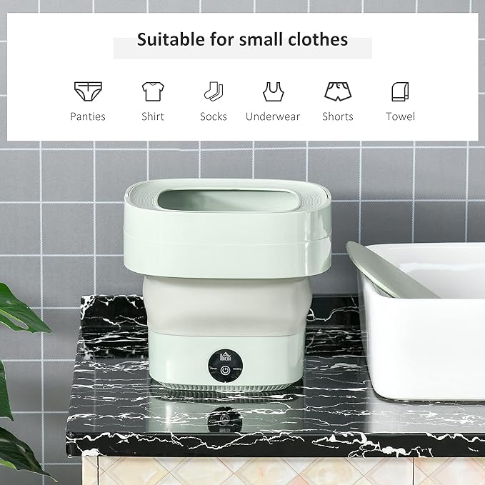 🧺 Foldable Mini Laundry Machine | غسالة صغيرة قابلة للطي