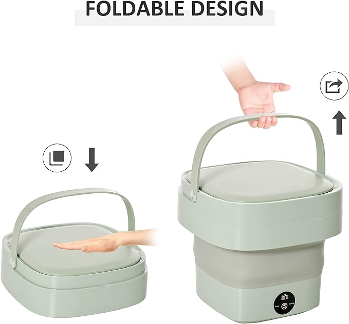 🧺 Foldable Mini Laundry Machine | غسالة صغيرة قابلة للطي