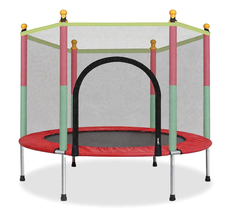 🤸 Child Trampoline Net Jumping Mat | ترامبولين الأطفال بشبكة الأمان