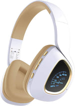 Wireless Headphones with LED Speedometer Display